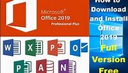 How to Install Office 2019 for free Full Version 2019 Lifetime License