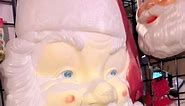 I LOVE the big Santa Face Blow Molds! Would you pay this much? #vintagesanta | Part-Time Pickers