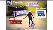 Joe Gruttola Haro 1988 AFA Flatland Wayne, NJ Comp 17 Expert 1st Place