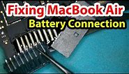 Repairing the Battery Connection on a MacBook Air A1466