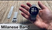 Galaxy Watch 4 & 5 Milanese Band unboxing (deutsch)