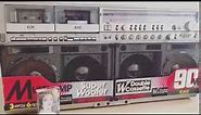 Sharp GF-777 Boombox Radio Cassette Recorder