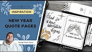 10+ Quotes For The First Page Of Your Bullet Journal | New Year Quote Page Ideas