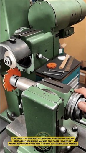 Circular Saw Blade Sharpening using Precision Grinding Machine – Good Tools and Machinery