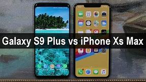 Galaxy S9+ Plus vs iPhone Xs Max - Full Comparison