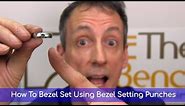 How To Bezel Set Using Bezel Setting Punches - Making Your Own Silver Bezel Set Gemstone Ring