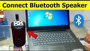 How to Connect Bluetooth Speaker to Laptop Windows 7