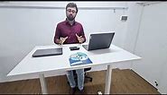 Premium Manual Height Adjustable Desk | Jin Office JHT8-M2