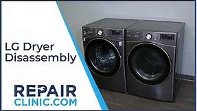 Disassembly - LG Electric Dryer (Model DLEX4000B)