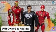 Superman, Iron Man & Flash Action Figure Unboxing & Review video - 12 Inch | Sam's Collections
