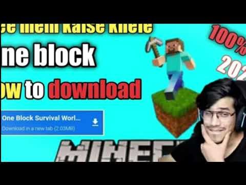 "Minecraft ONE BLOCK Free Download | MediaFire Link + Easy Install | Hindi Guide"