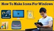How To Make Icons For Windows 10 In Photoshop/GIMP-Online ICO Converter To Converter To PNG To ICO