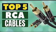 Top 5 Best RCA Cables 2022 - RCA Interconnect Cable Review
