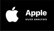 Analysis of Apple's Website from a UI UX Designer