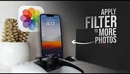 How to Apply Same Filter to Multiple Photos in iPhone (tutorial)