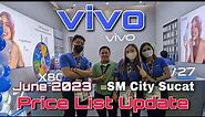 VIVO Price List Update June 2023, Vivo V27 series, V25 series, Y22s, Y35, Y16, Y02, Y02s, Vivo X80
