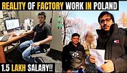 LIFE OF INDIAN FACTORY WAREHOUSE WORKER IN POLAND| Poland Work Permit Visa 2024| Indians in Poland