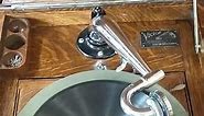 Victor Antique Oak Victrola Record Player Phonograph Model VV-X