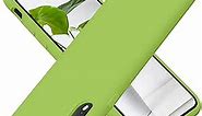 Cordking for iPhone XR Case, Silicone Ultra Slim Shockproof Phone Case with [Soft Anti-Scratch Microfiber Lining], 6.1 inch, Sprout Green