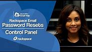 Rackspace Email - Password Resets: Admin Control Panel