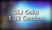 DBFZ 1.32 SSJ Goku New Combos ft. Kamehameha