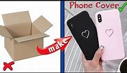 mobile phone cover making at home | how to make phone cover at home | make phone cover use cardboard