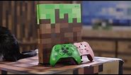 Xbox One S Minecraft Limited Edition Bundle Unboxing