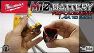 Milwaukee M12 Battery Cells Replacement ( 1.4A to 3.0A Capacity Upgrade)