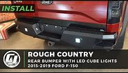 2015-2019 F-150 Install | Rough Country LED Rear Bumper