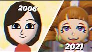 Evolution of Mii games [2006-2021]