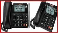 AT&T CL2940 Corded Phone with Speakerphone, Extra-Large Tilt Display/Buttons, Caller ID/Call Waiting