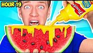 Craziest EATING CHALLENGES [SHOCKING!!] I Spent 100 Hours Eating Weird Food Combinations People Love