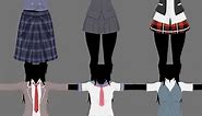Anime Girl - School Uniform 3D Model by RYANMAICOL