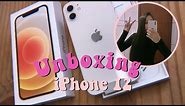 Unboxing IPHONE 12 BRANCO + Primeiras impressões 😍