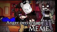|| Anger percentage || Meme || C.C& Michael+Vanny || My AU ||