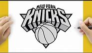 How to Draw the New York Knicks Logo Step-by-Step