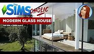 MODERN GLASS HOUSE // The Sims 4 // Speed build // no CC // base game
