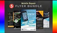 Professional Flyer Templates: Mobile Repair Service Flyer Bundle