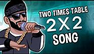 Learn Your Two Times Table in Rap! | MC Grammar 🎤 | Educational Rap Songs for Kids 🎵