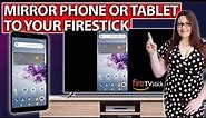 HOW TO SCREEN MIRROR ANDROID PHONE TO AMAZON FIRE TV FIRESTICK | HOW TO CAST