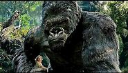 King Kong vs TRex | Fight Scene | King Kong (2005) Movie Scene HD