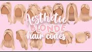 Aesthetic BLONDE Hair Codes For Roblox & Bloxburg