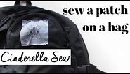 Sew a patch on a bag - How to put patches on a backpack - Easy DIY tutorial