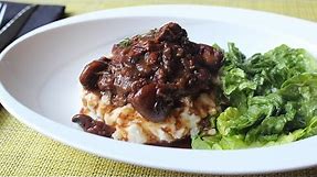 Coq Au Vin - Chicken Braised with Bacon, Mushrooms & Red Wine