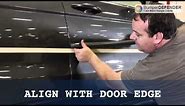 Installation of Car Door Guards - Car Door Protection With Formed End Tips - Car Door Protectors