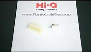 Flat Cable Clips - Adhesive Mount