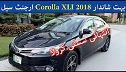 Toyota Corolla XLI 2018 Black Colour Car For Sale | Burhan Showroom