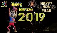 Happy New Year 2019 Countdown | Happy New Year 2019 Funny Animation Video Message