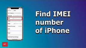 How to find out the IMEI number of your iPhone (even if it is lost)