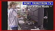 1998 SONY TRINITRON TV How was it Made - For Discussion, Television Japan Electronics
